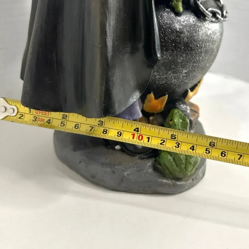 NWT 14” Witch Crafters Halloween Witch Stirring Cauldron Pot, Figurine.